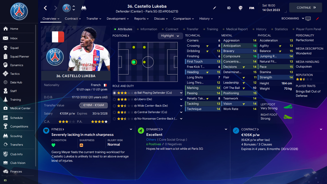 Castello Lukeba profile photo
