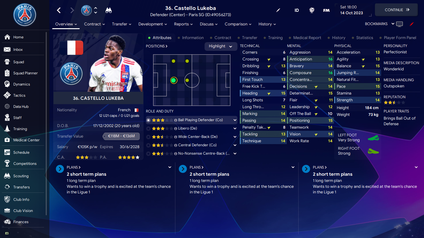 Castello Lukeba profile photo