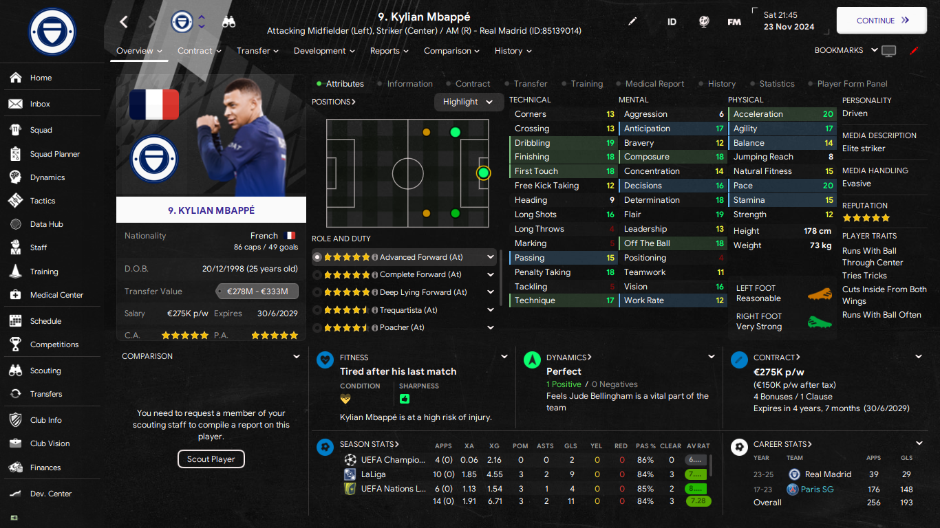 Kylian Mbappé profile photo