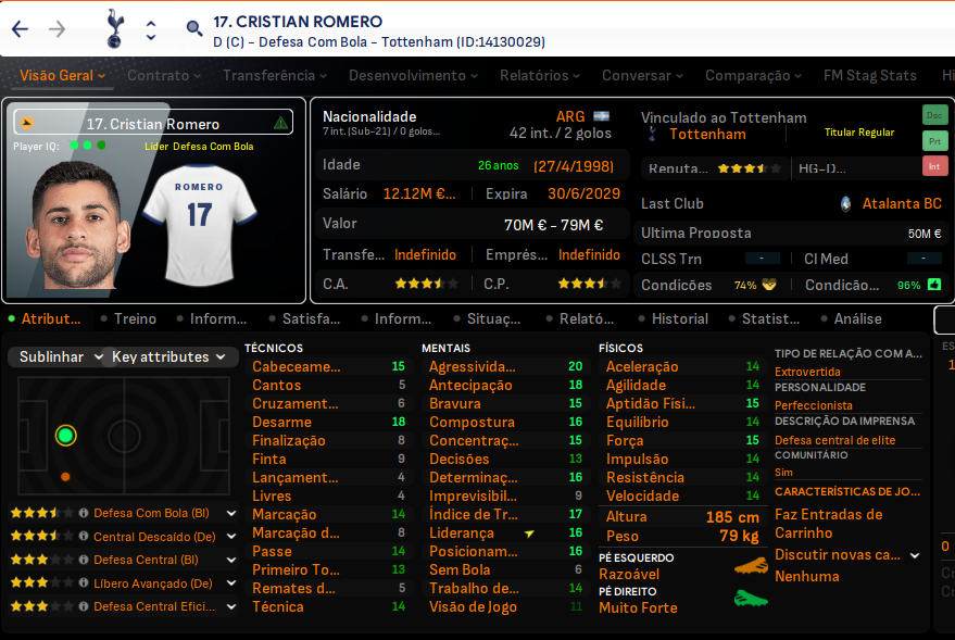 Cristian Romero profile photo