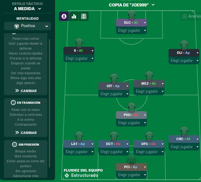4-2-3-1 Wide tactic