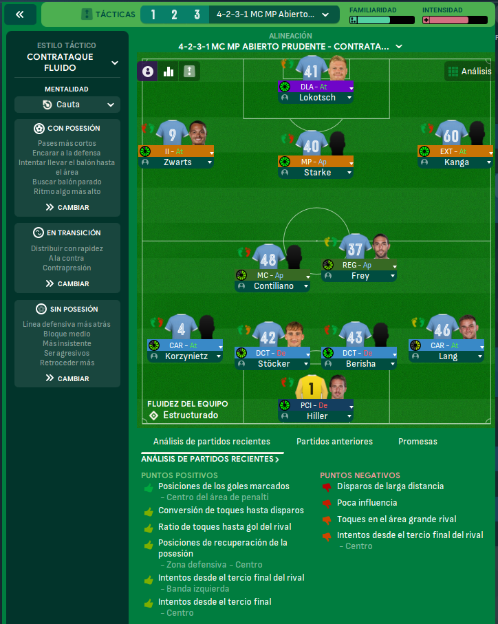 4-2-3-1 tactic screenshot