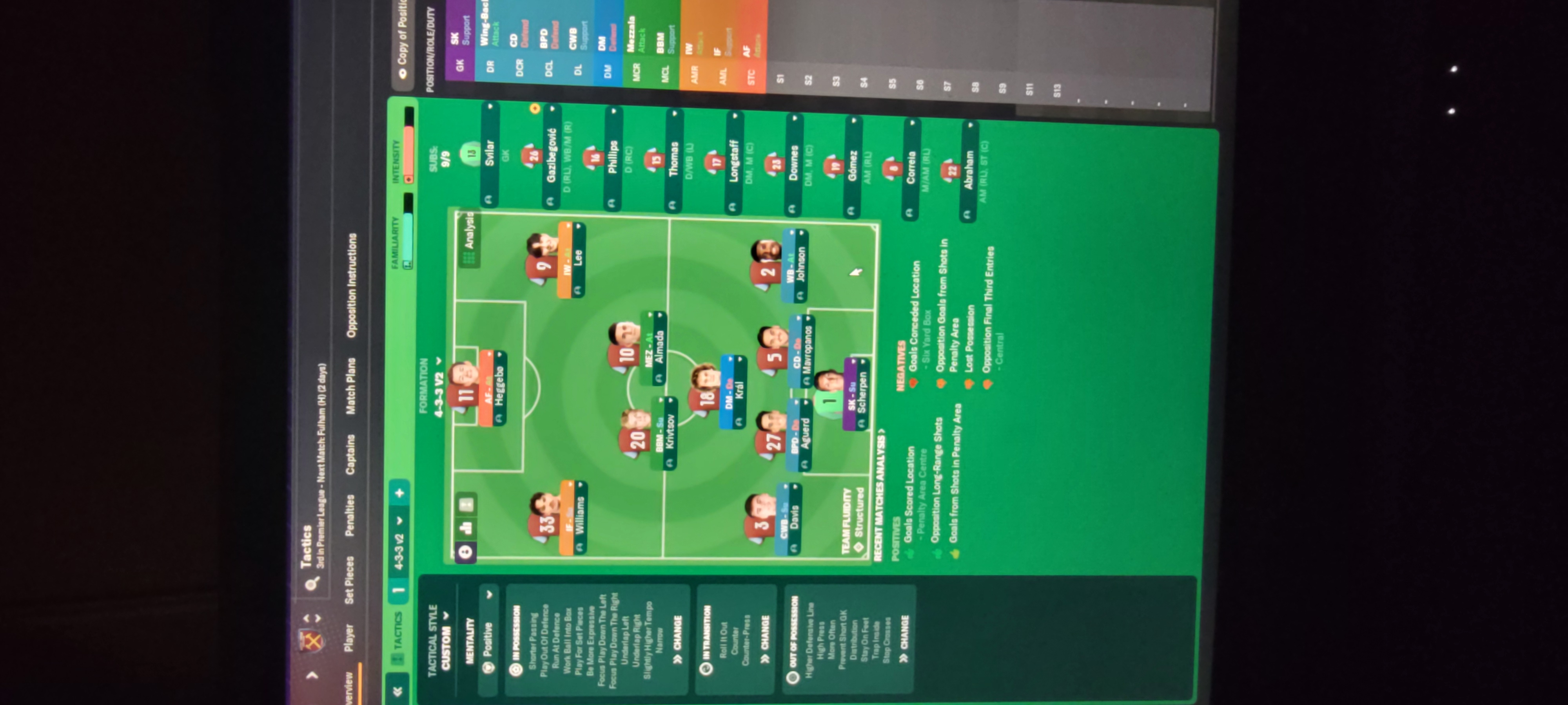 4-3-3 v2 tactic screenshot