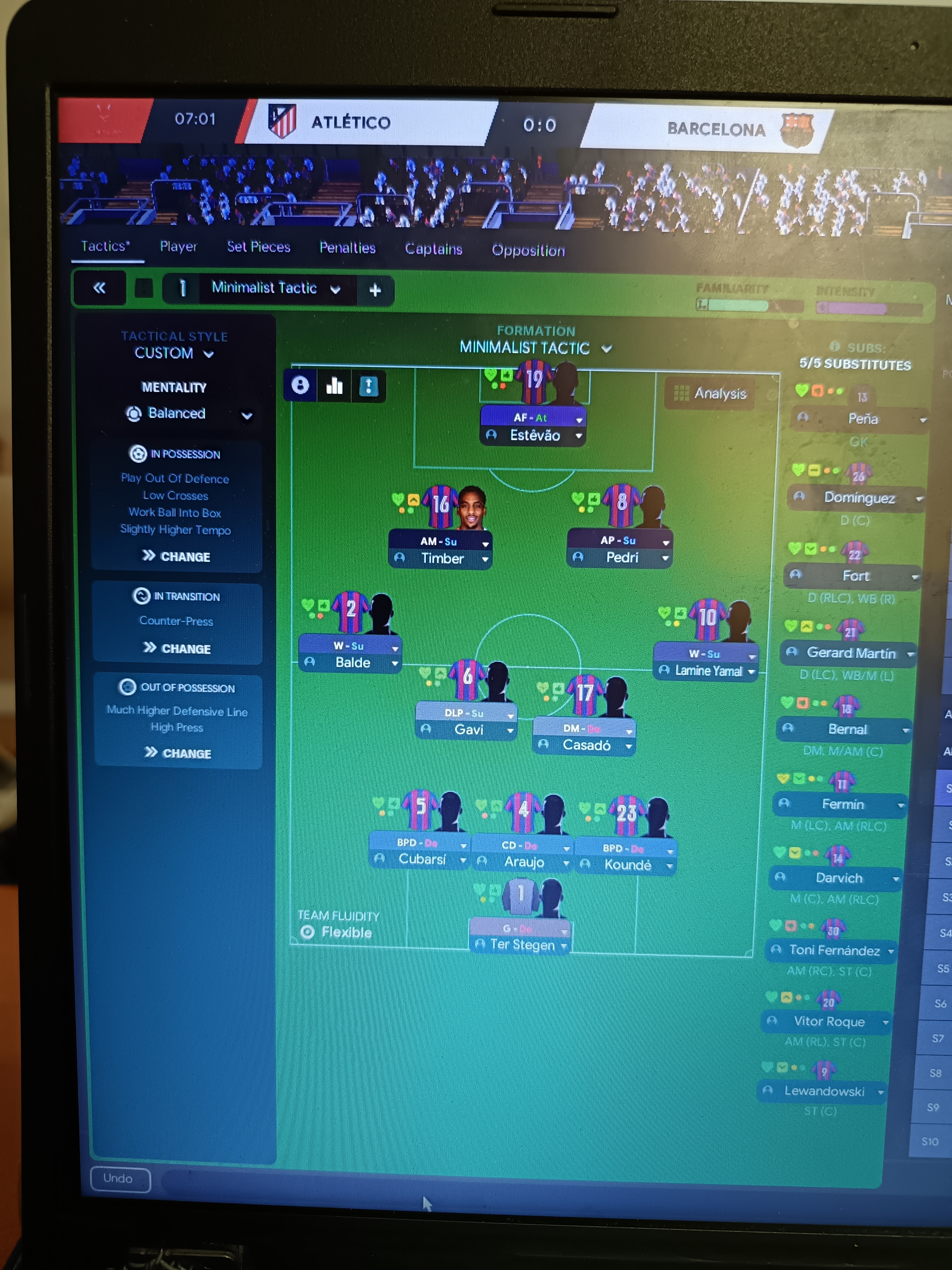 4-2-3-1 tactic screenshot