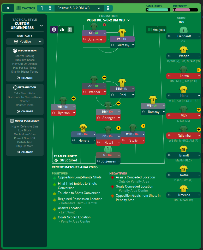 5-3-2 DM WB tactic screenshot