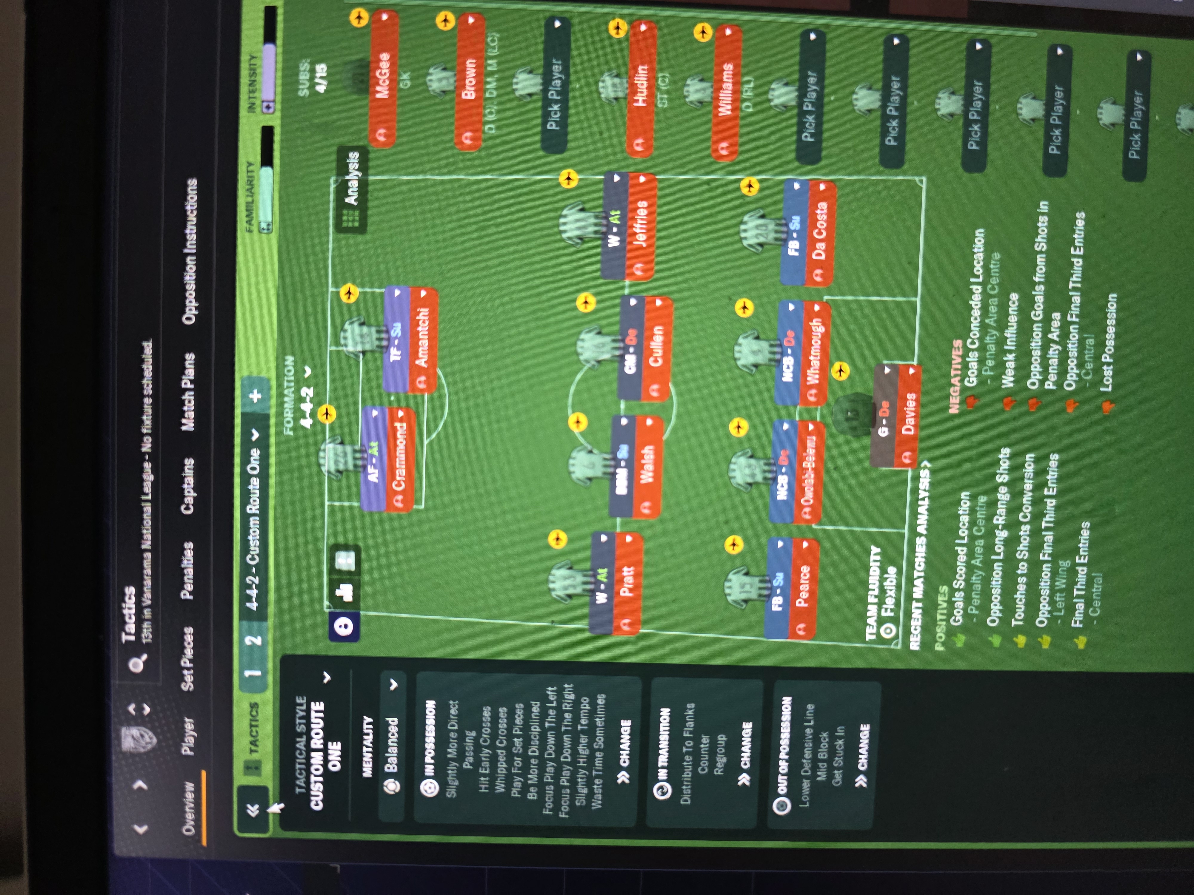4-4-2 tactic screenshot