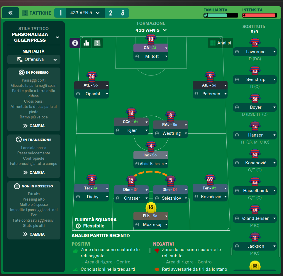 4-3-3 tactic screenshot