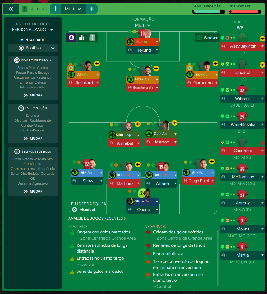4-2-3-1 Wide tactic screenshot