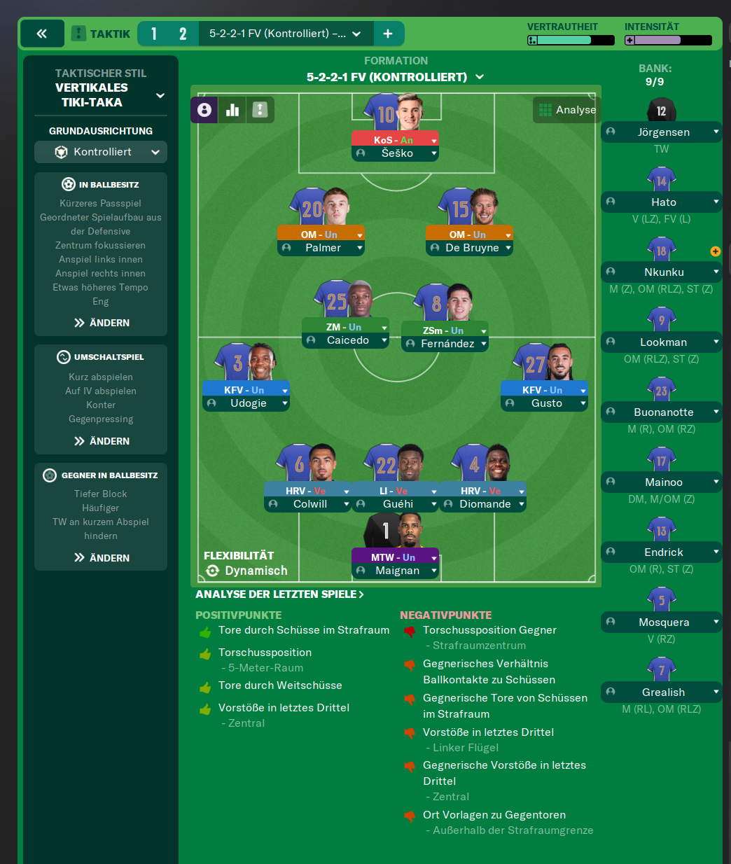 5-2-2-1 tactic screenshot