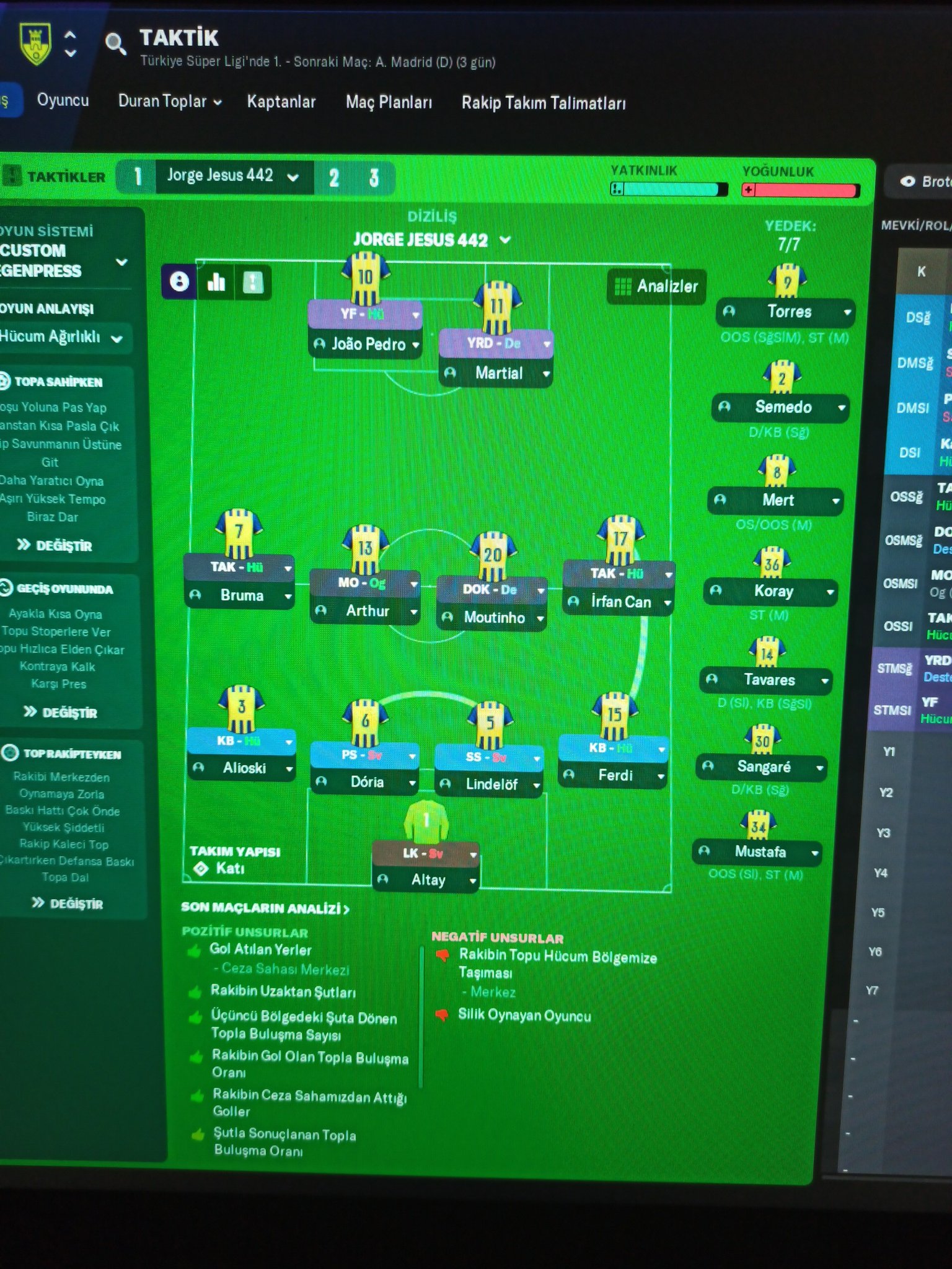4-4-2 tactic screenshot
