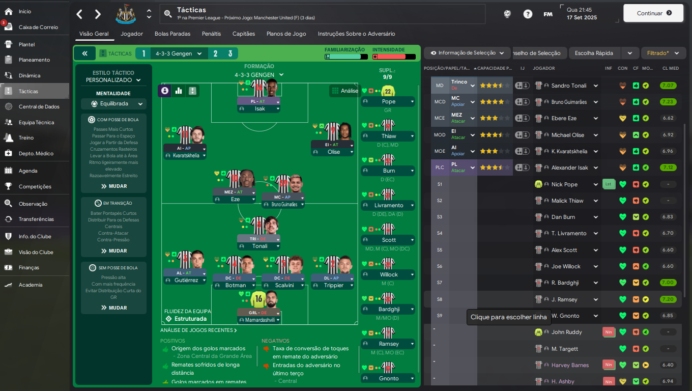 4-3-3 Gengen tactic