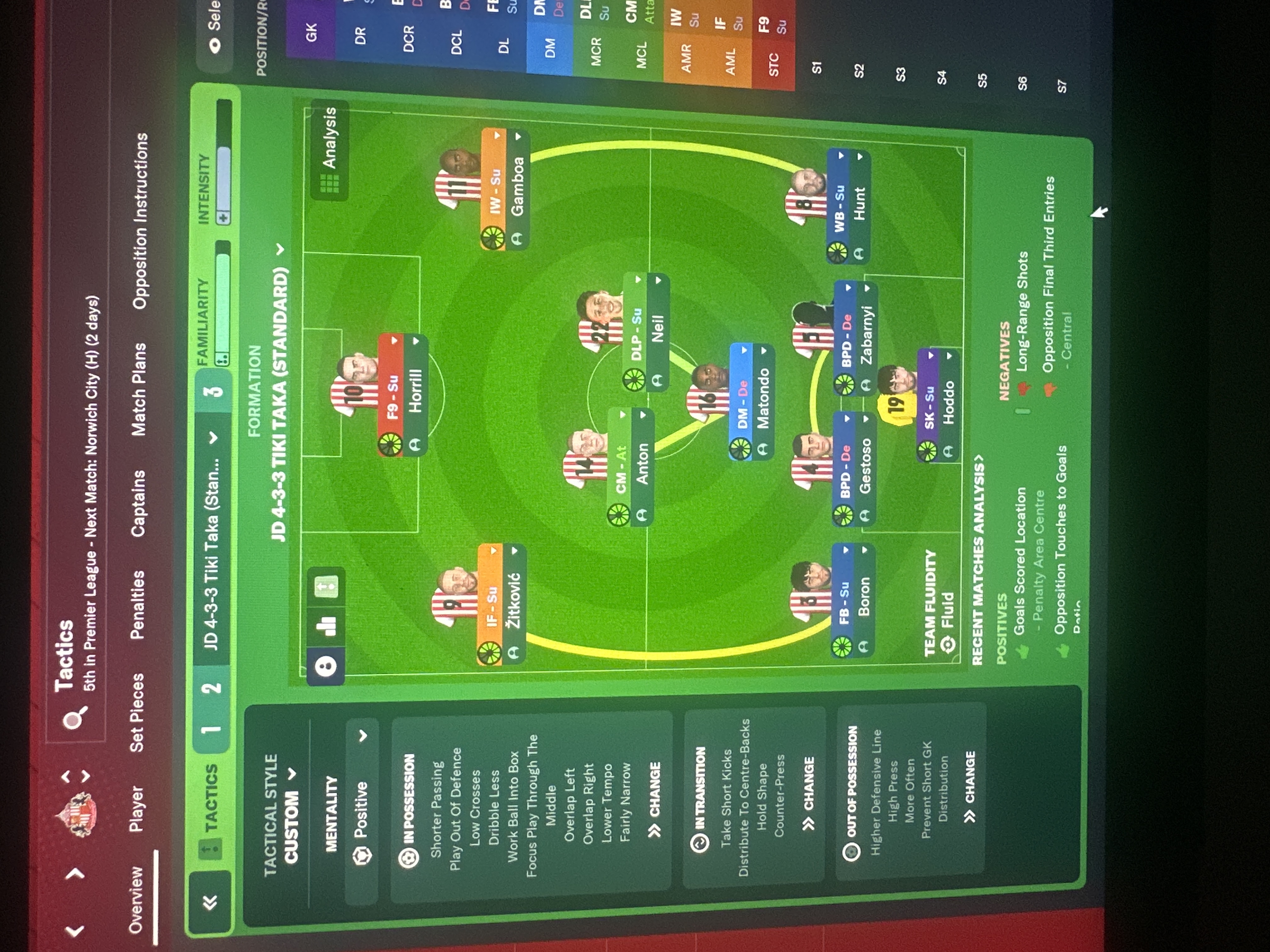 4-3-3 tactic screenshot
