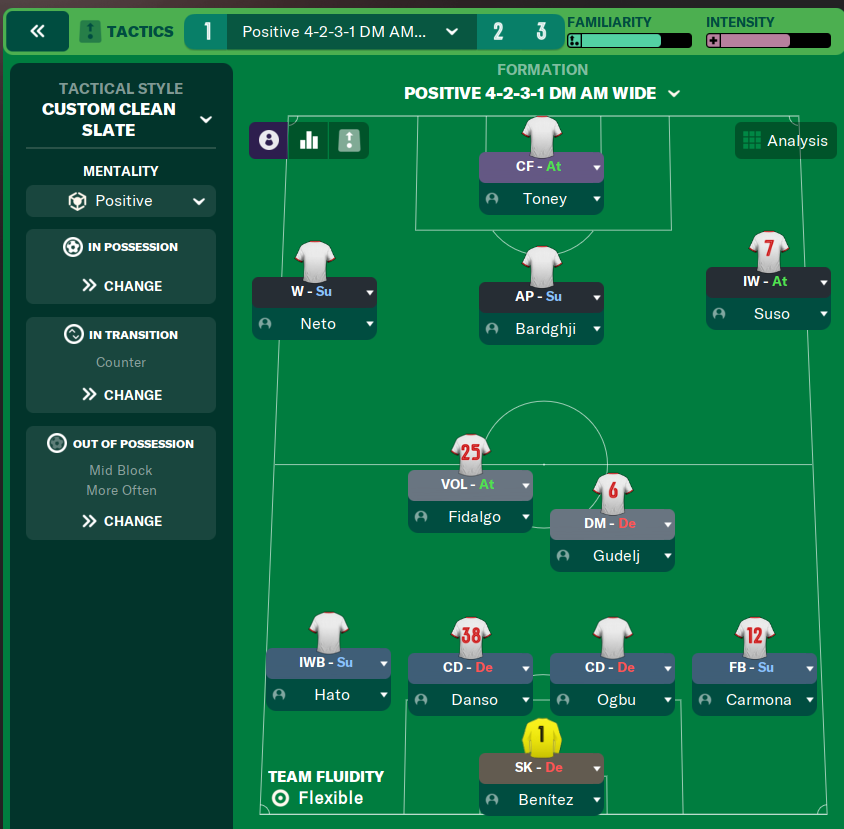 4-2-3-1 tactic screenshot