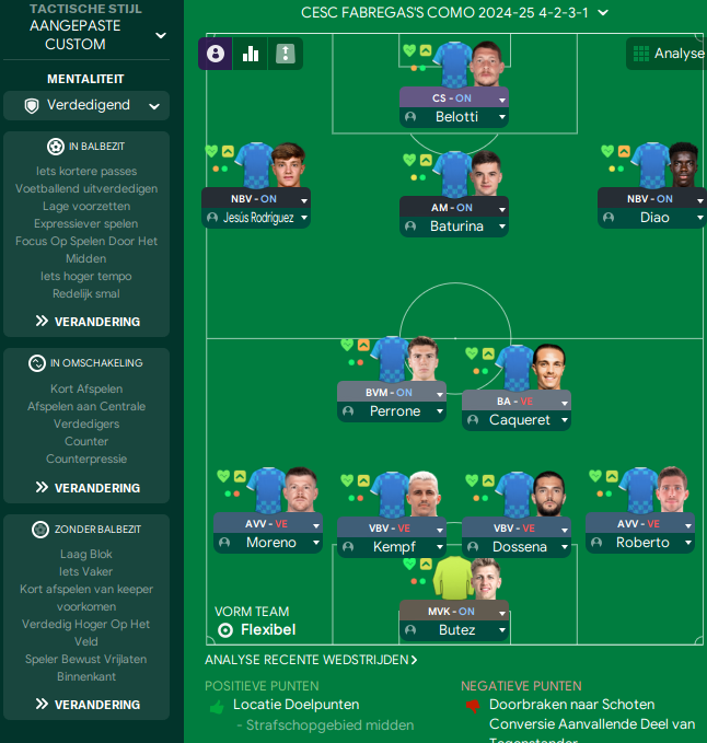 4-2-3-1 tactic screenshot
