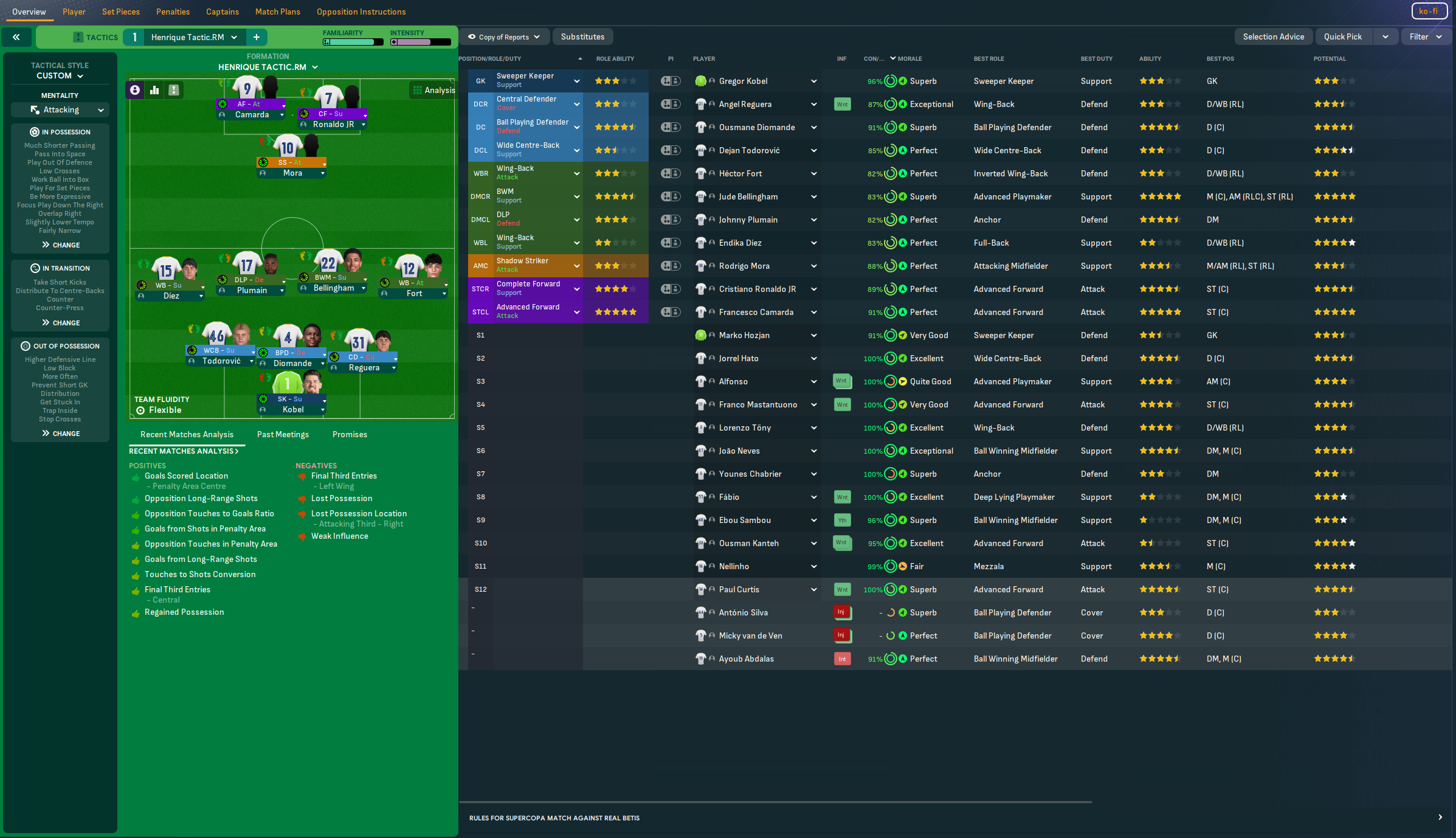 3-5-2 tactic screenshot