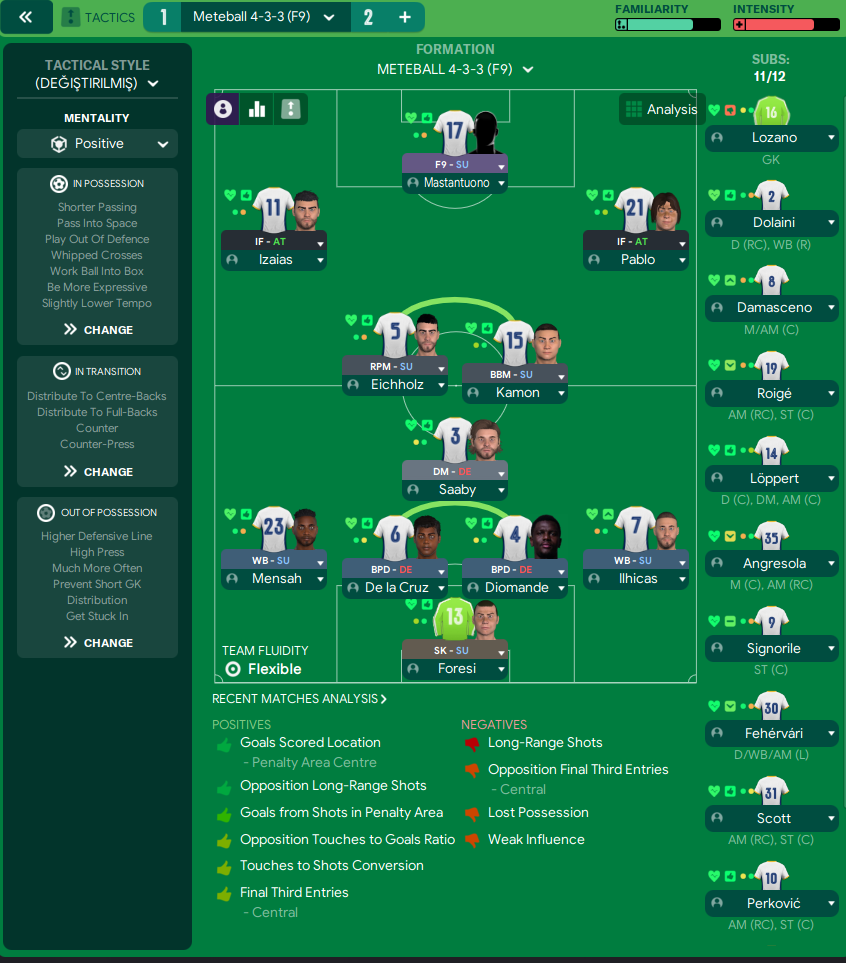4-3-3 tactic screenshot