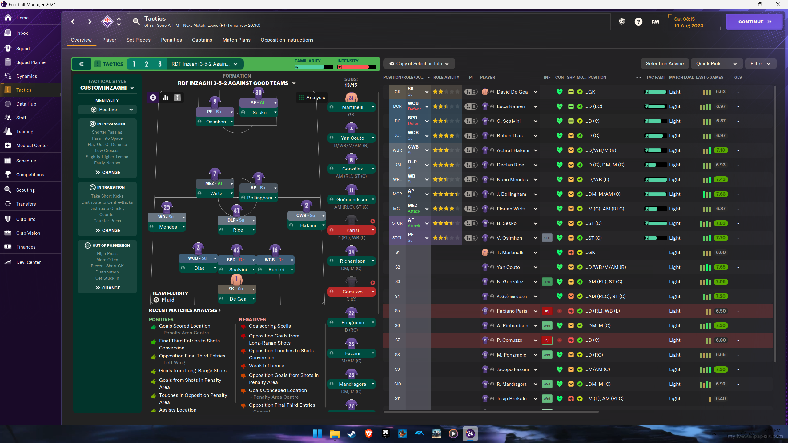 3-5-2 tactic screenshot