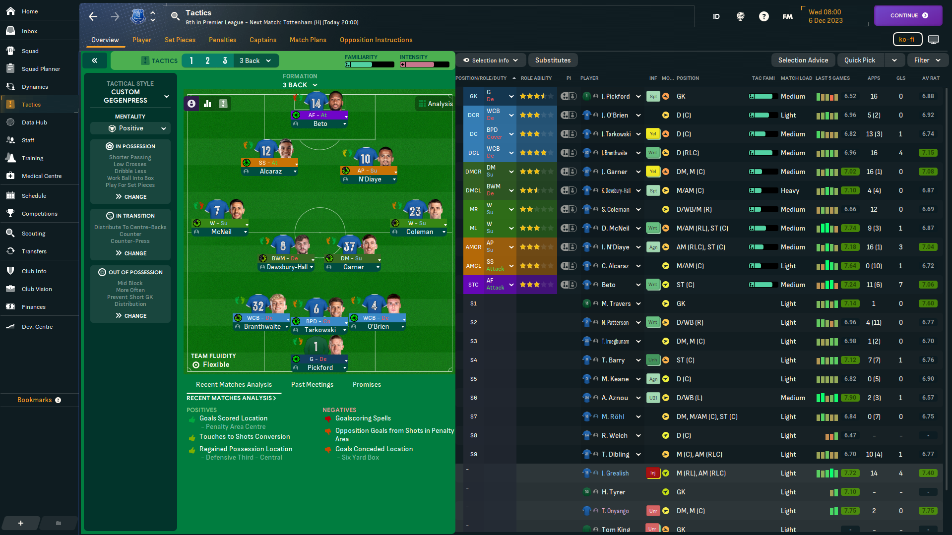3 Back tactic screenshot