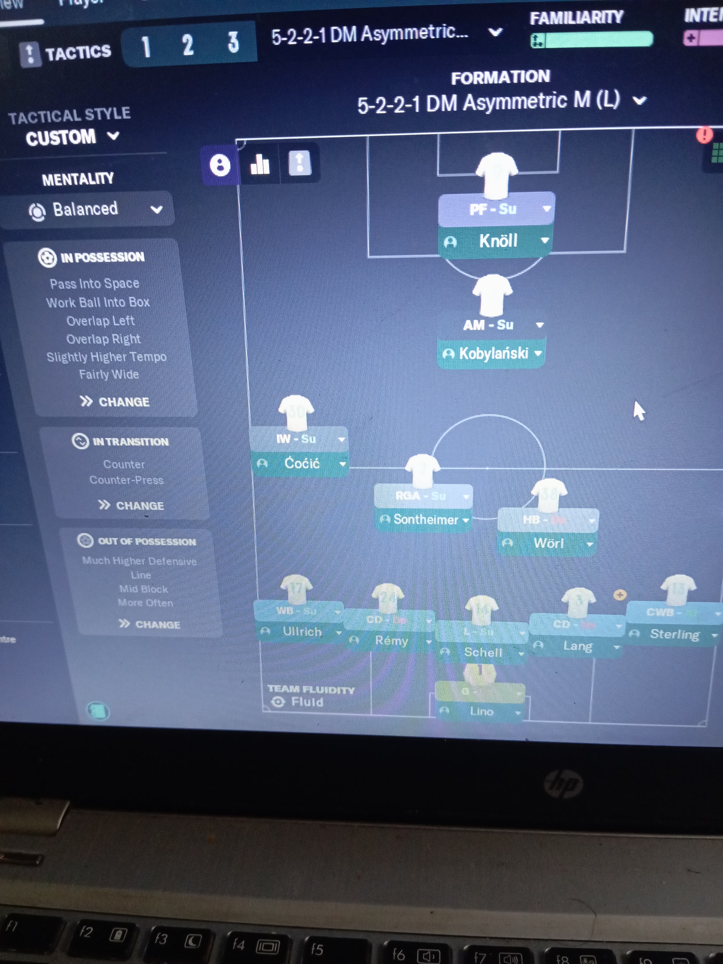 5-2-2-1 DM Asymmetric M (L) tactic screenshot