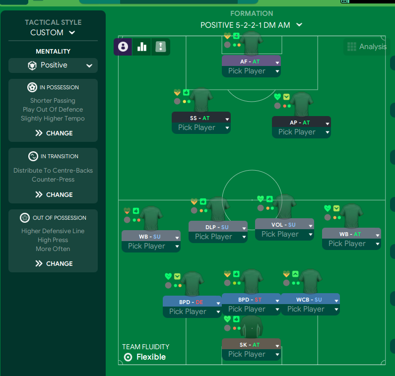 5-2-2-1 DM AM tactic screenshot