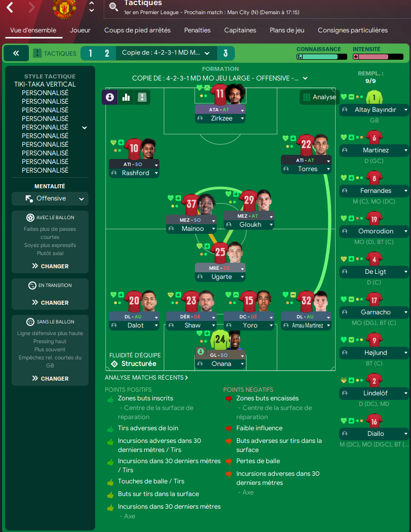 4-2-3-1 Wide tactic screenshot