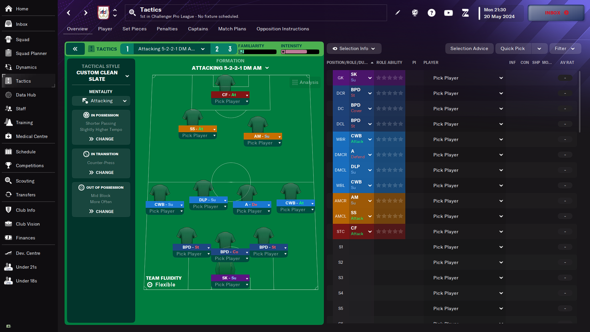 5-2-2-1 DM AM tactic