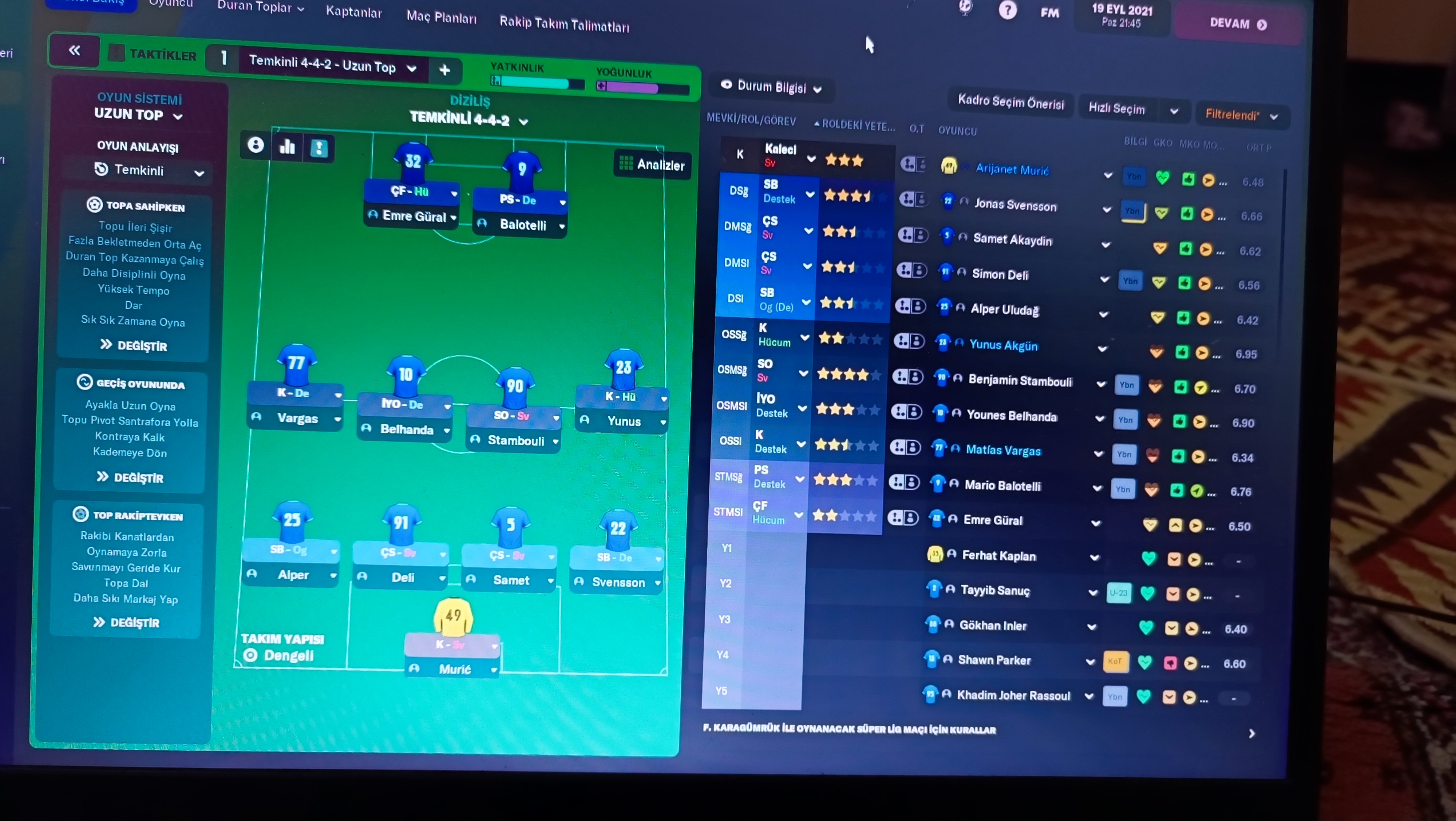 4-4-2 tactic screenshot