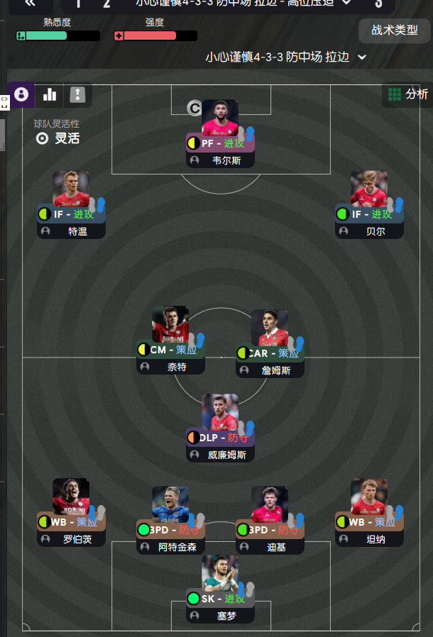 4-3-3 tactic screenshot