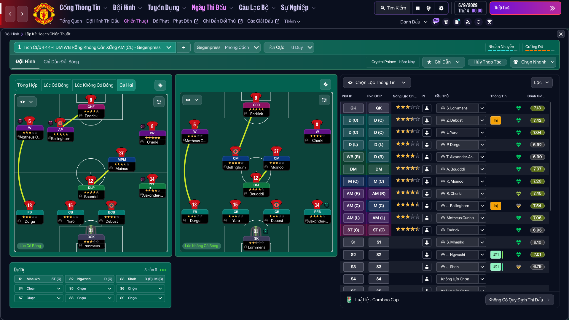 4-1-4-1 tactic