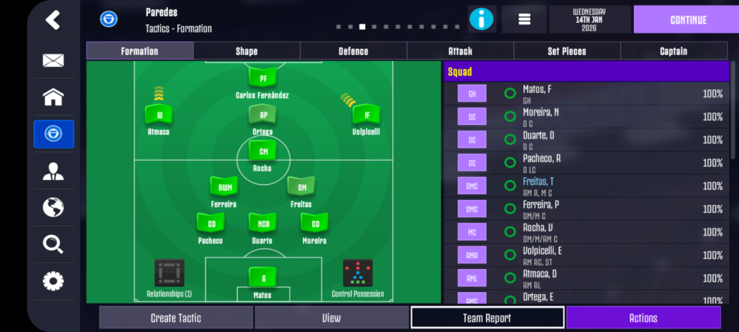 4-3-3 tactic screenshot
