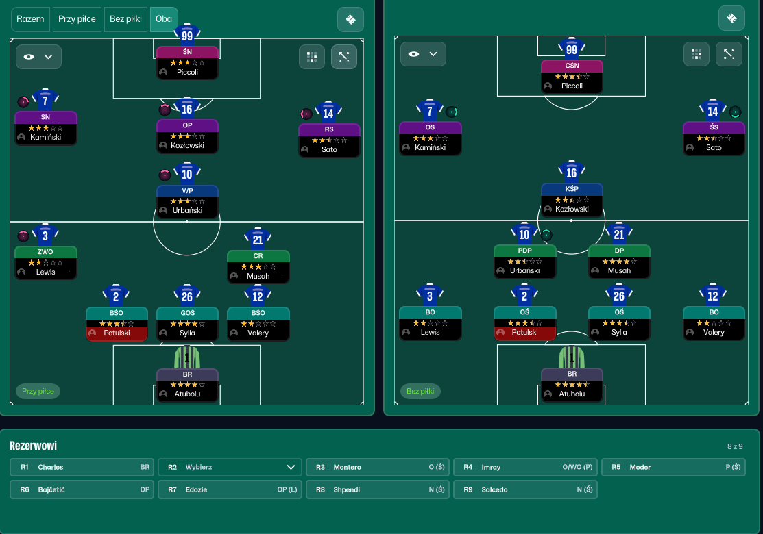 4-2-3-1 Wide tactic