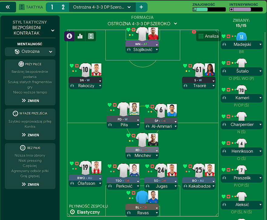 4-3-3 Wide tactic