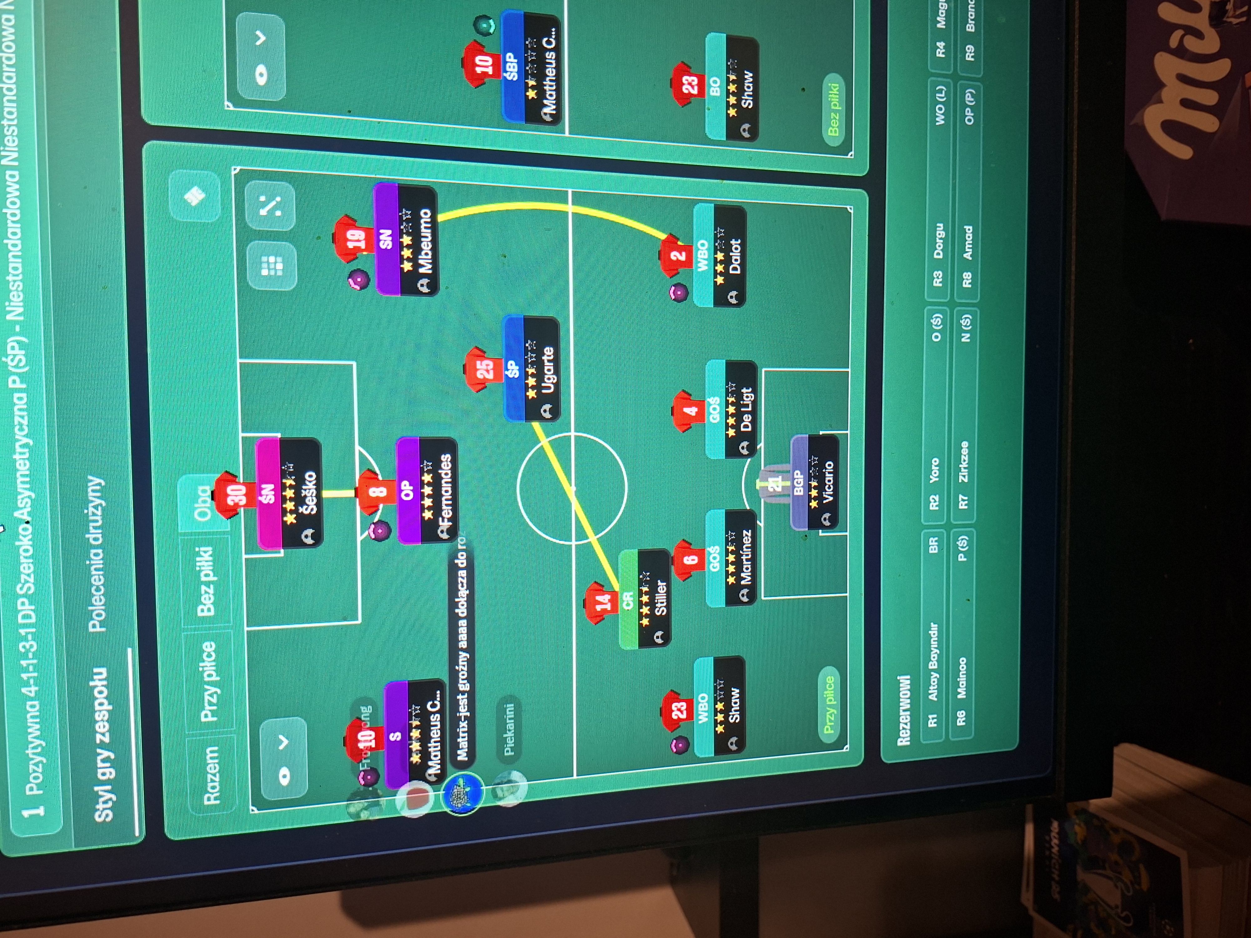 4-1-1-3-1 tactic