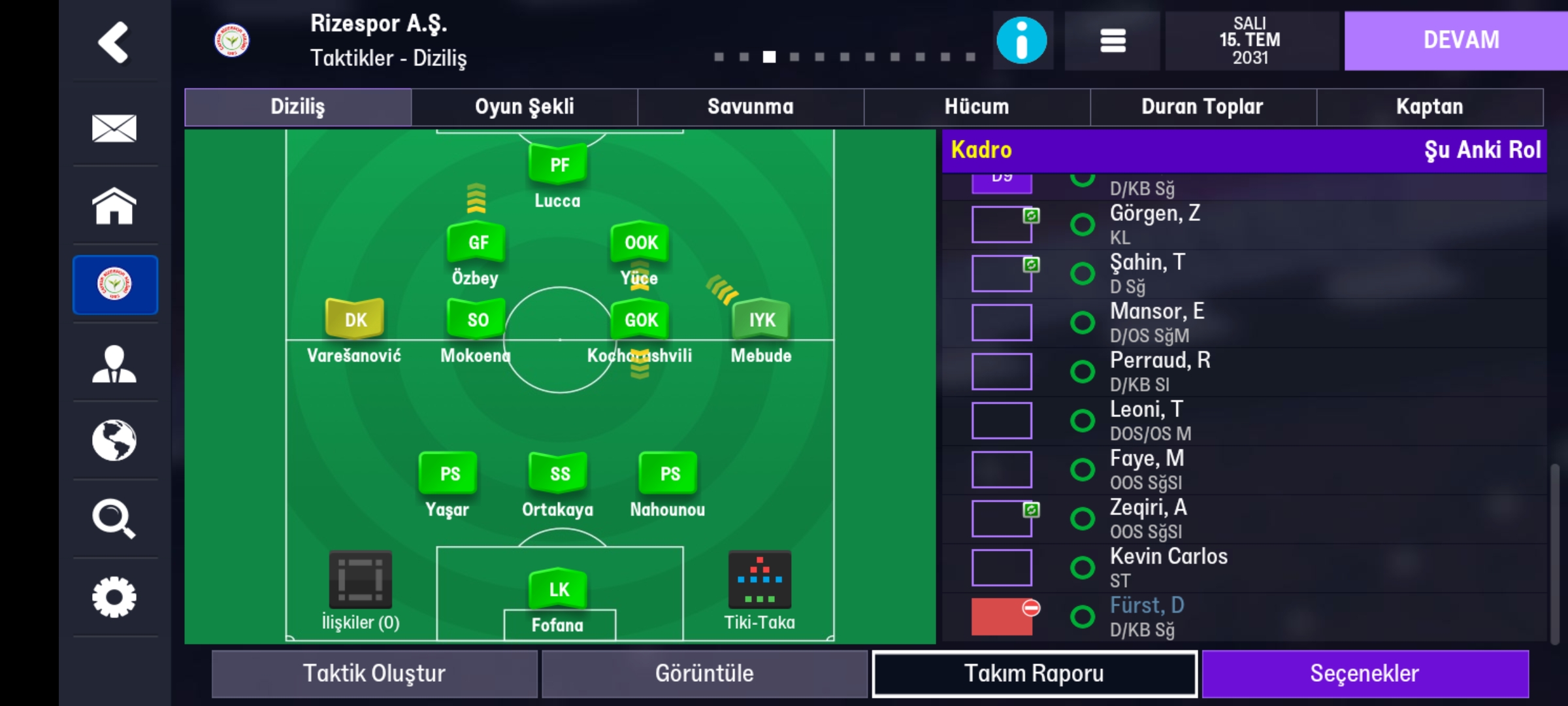 4-2-3-1 tactic screenshot