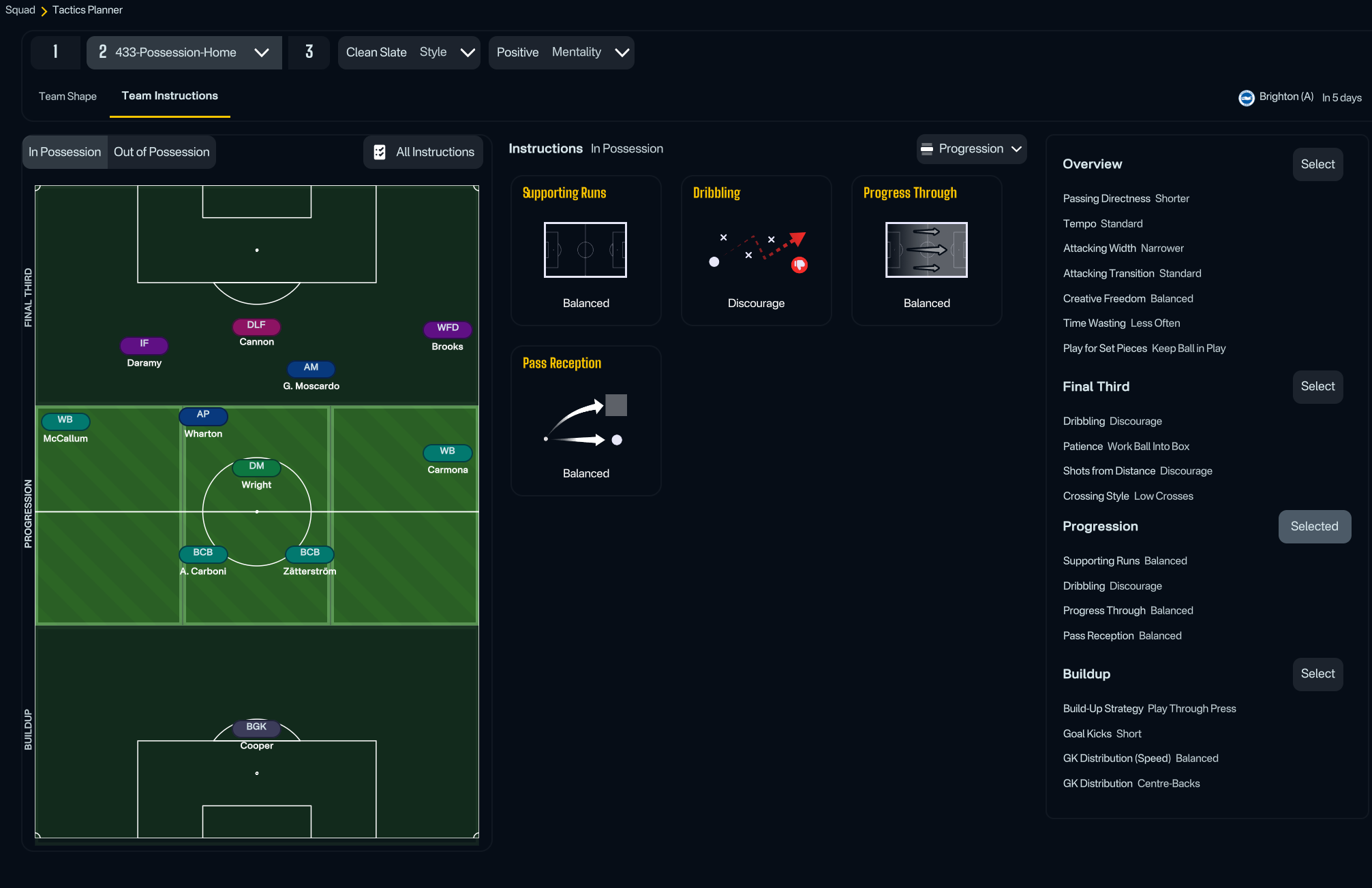 4-2-3-1 tactic