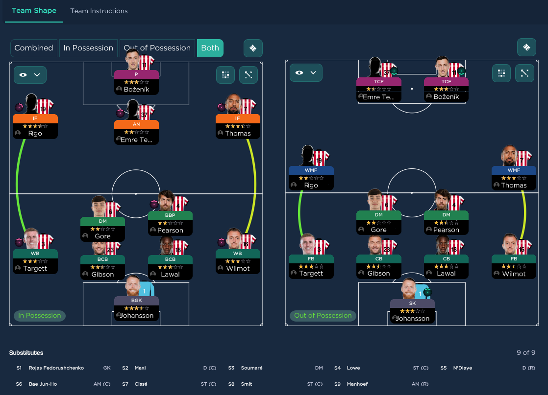 3-4-3 tactic screenshot