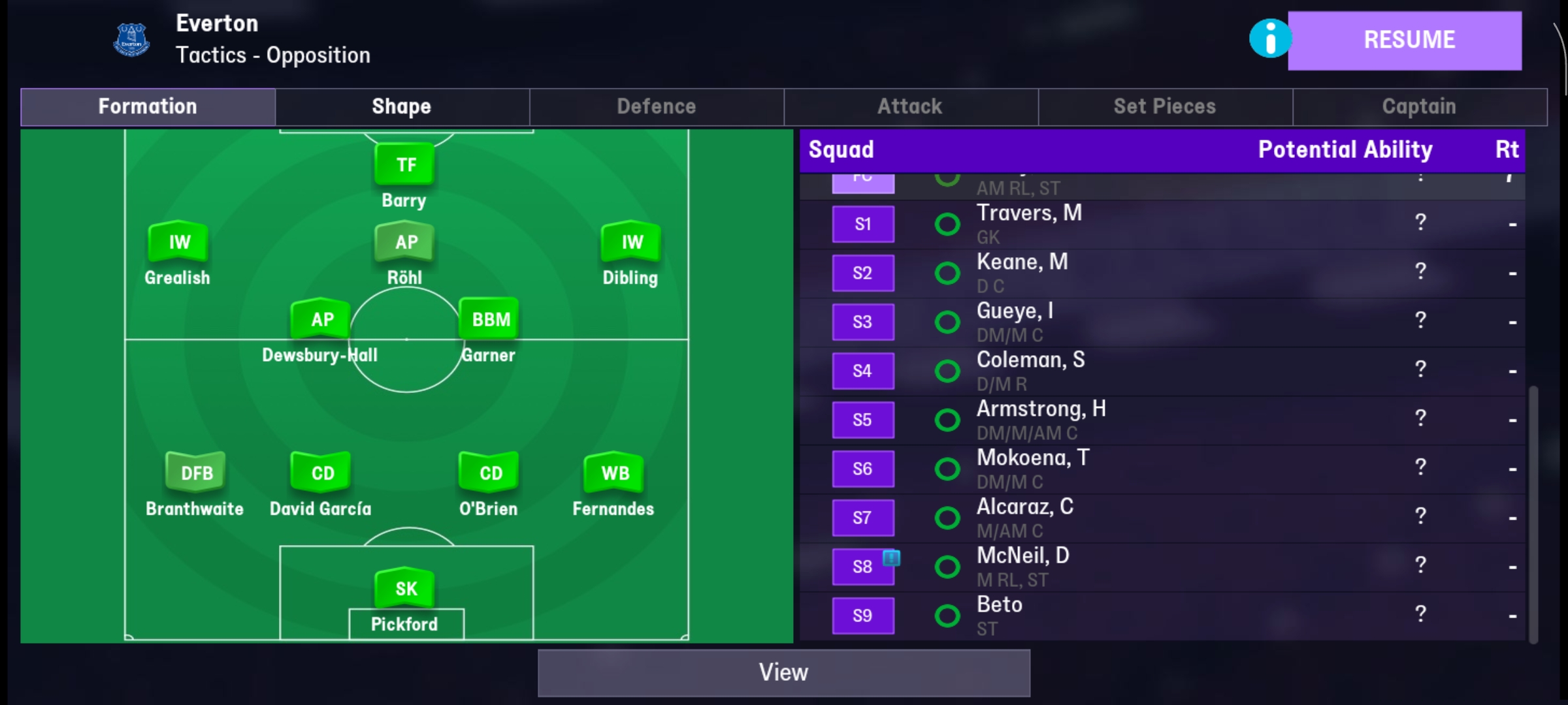 3-2-2-2-1 tactic screenshot