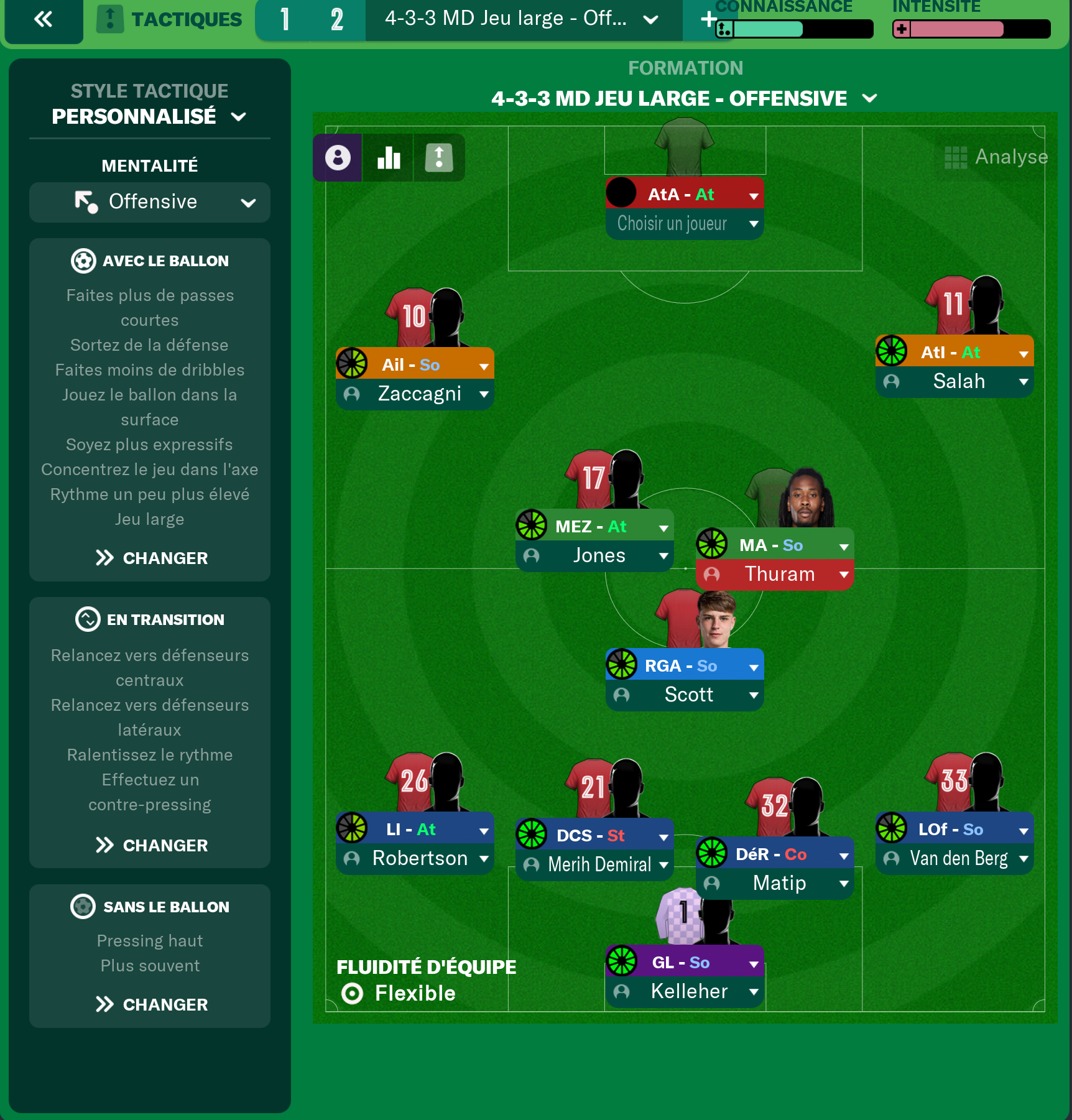 4-3-3 Wide tactic
