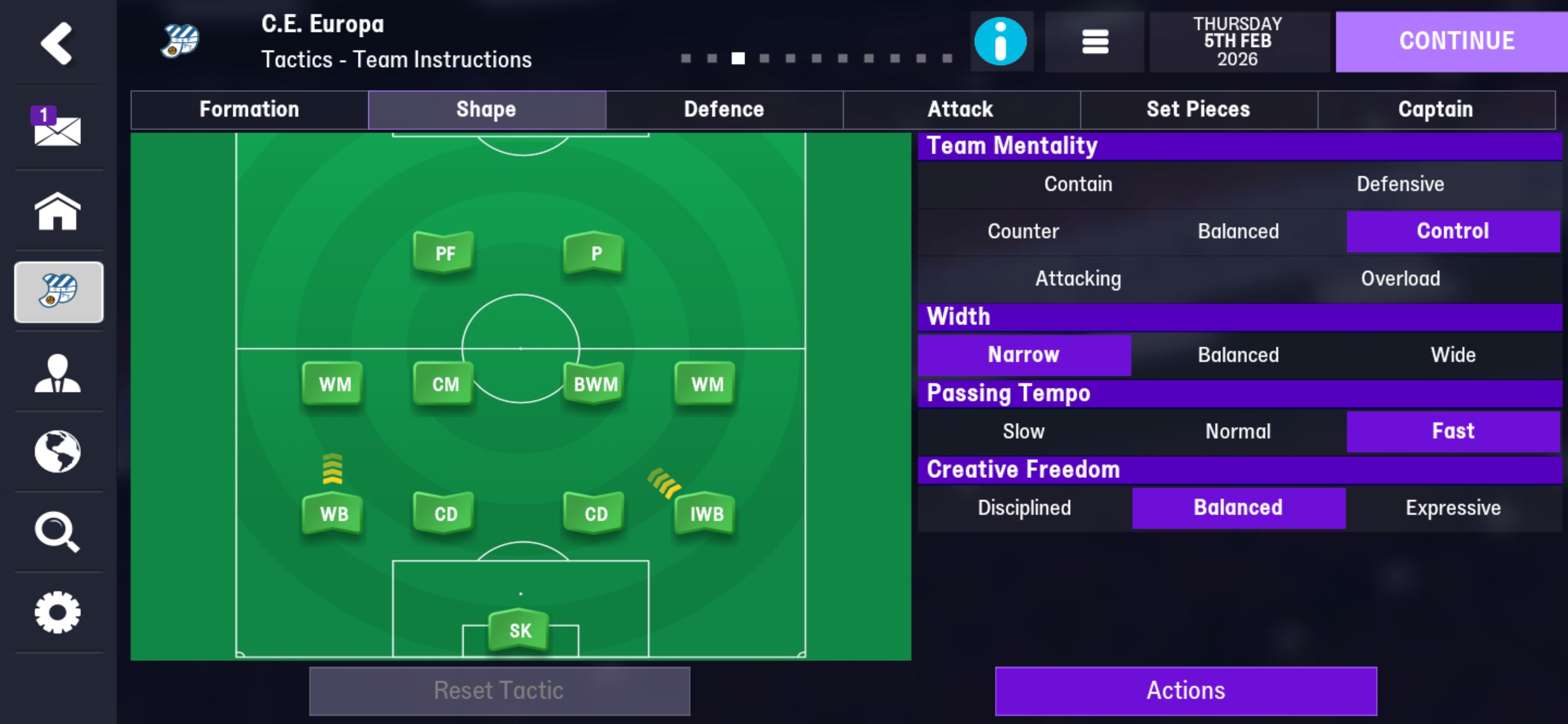 3-4-3 tactic screenshot