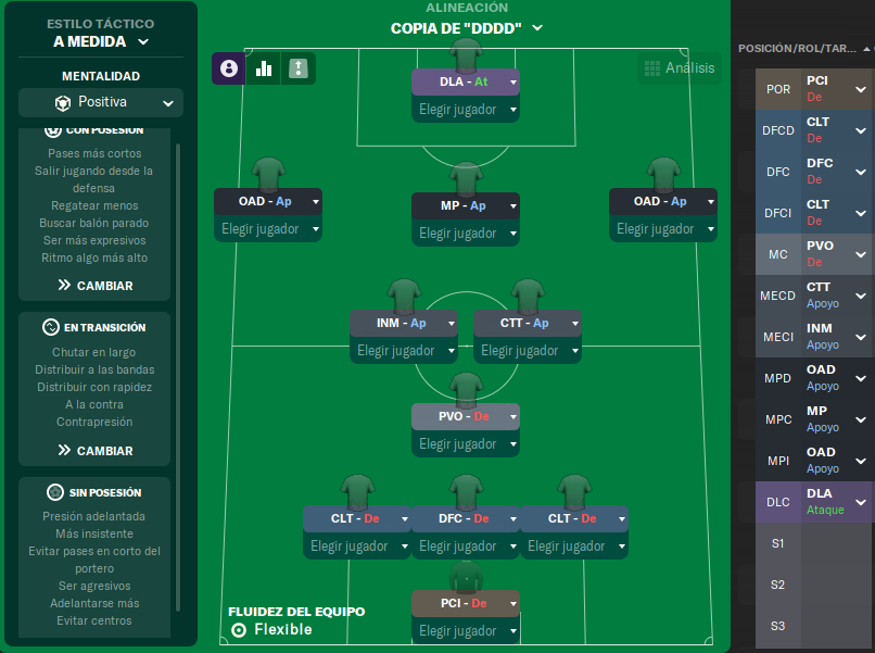 4-2-3-1 Wide tactic screenshot