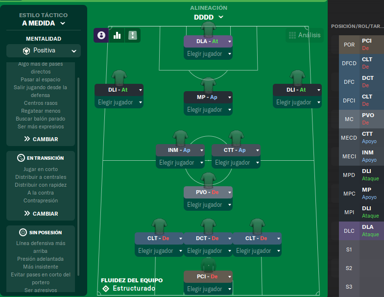 4-2-3-1 Wide tactic