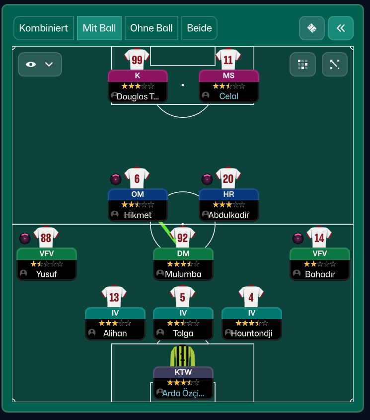 4-2-3-1 tactic screenshot