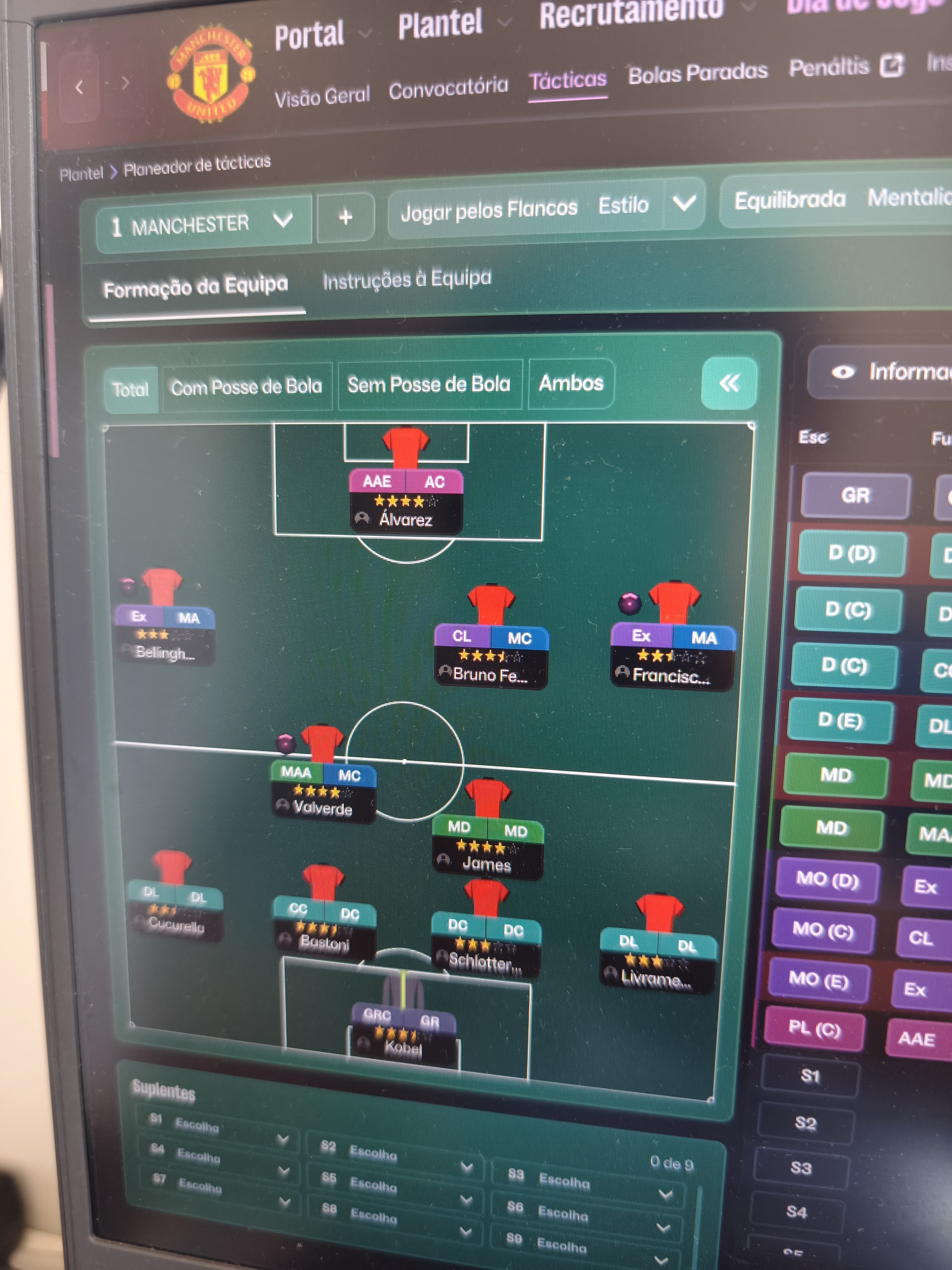 4-2-3-1 Wide tactic screenshot