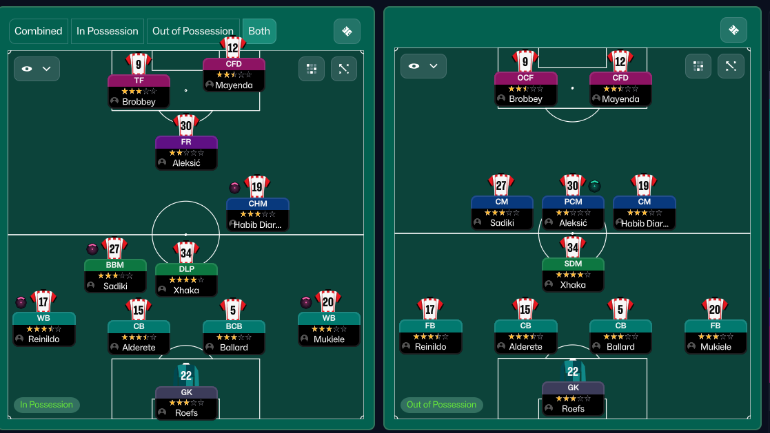 4-3-3 tactic screenshot