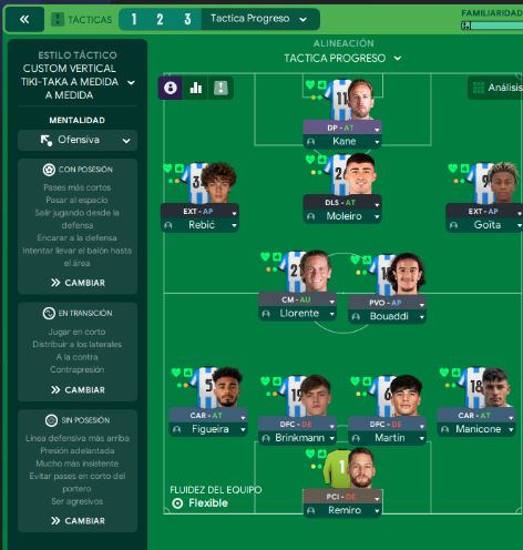 4-2-3-1 Wide tactic screenshot