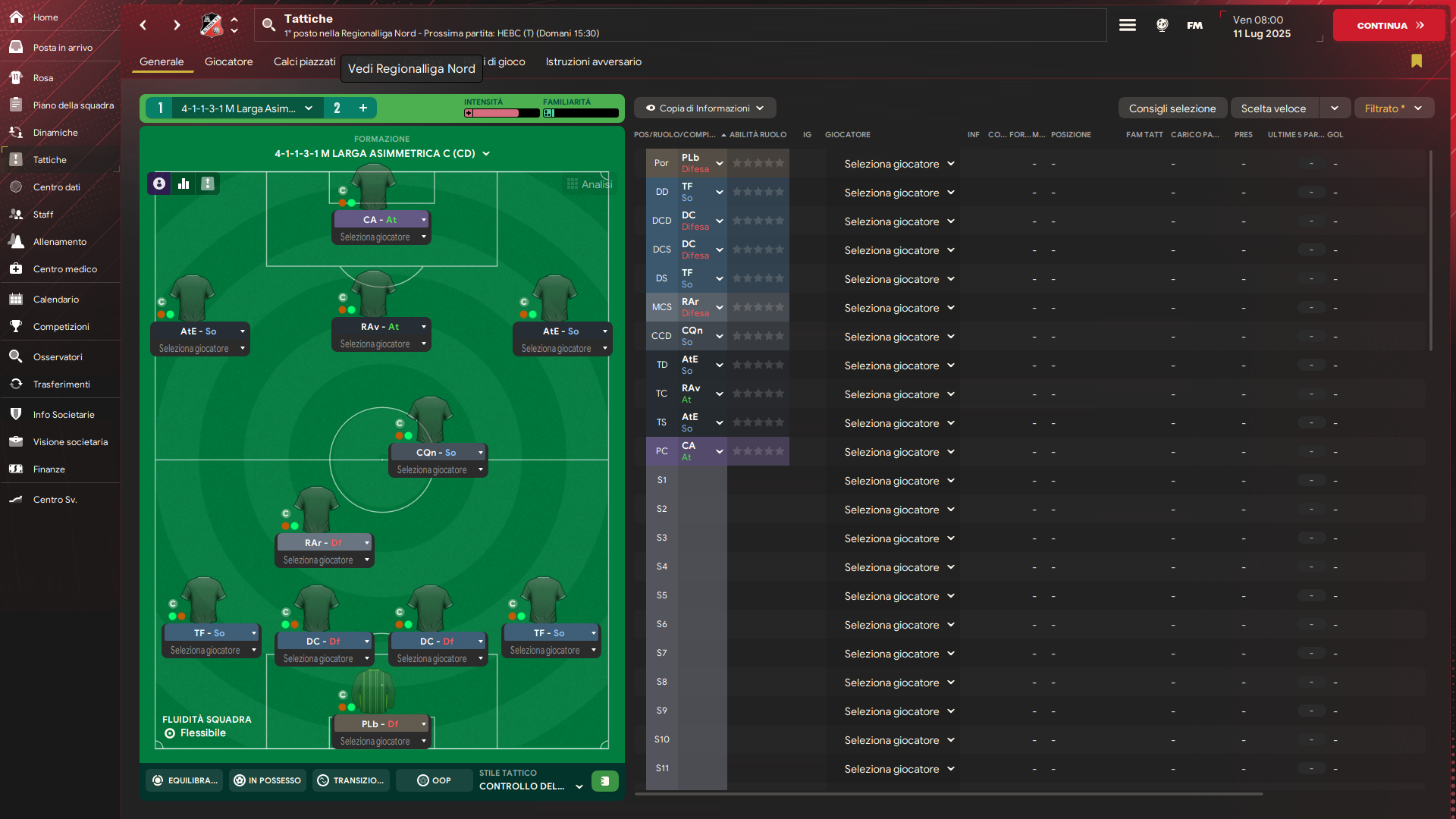 4-1-1-3-1 tactic
