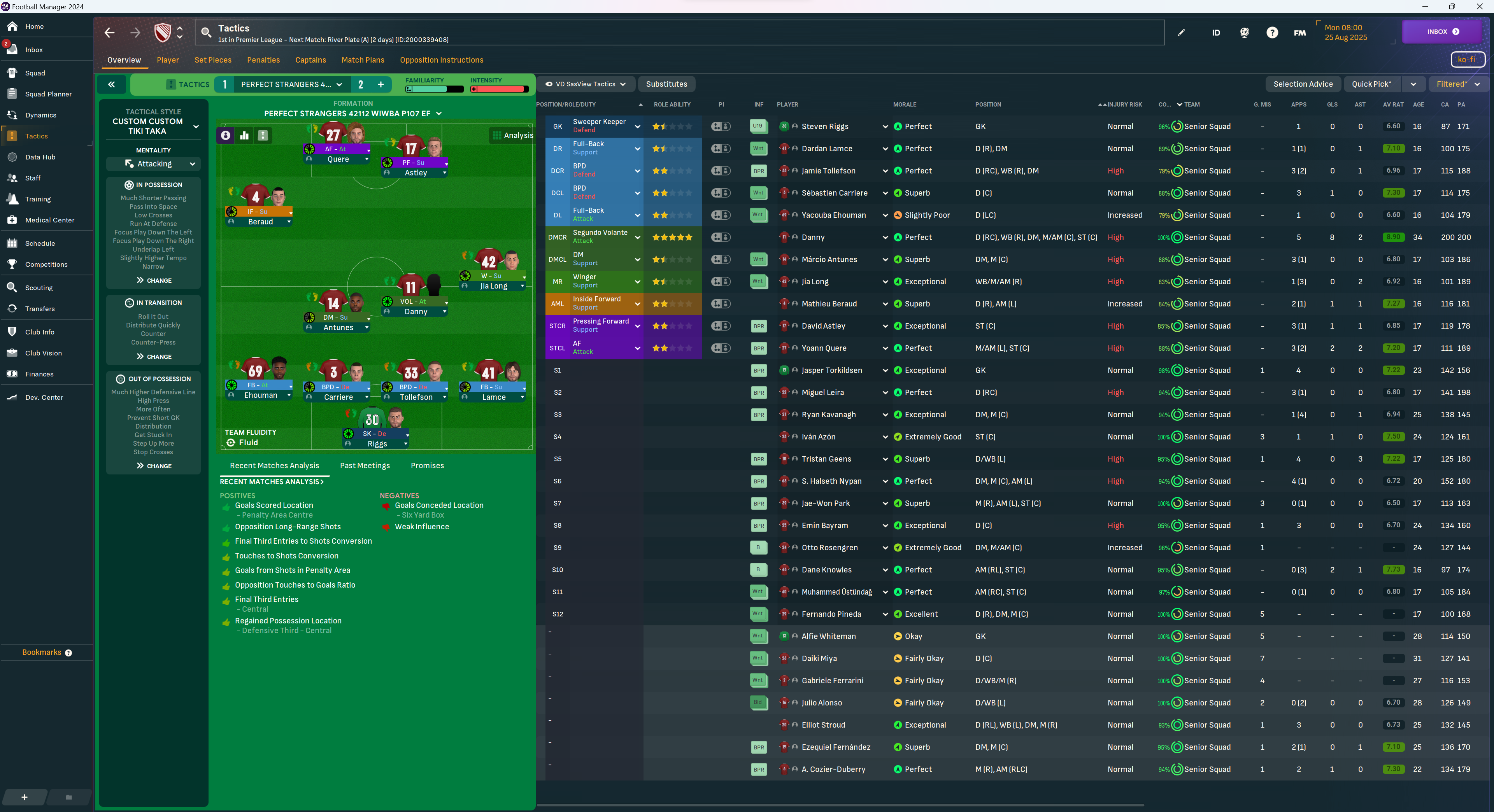 4-2-3-1 Wide tactic screenshot