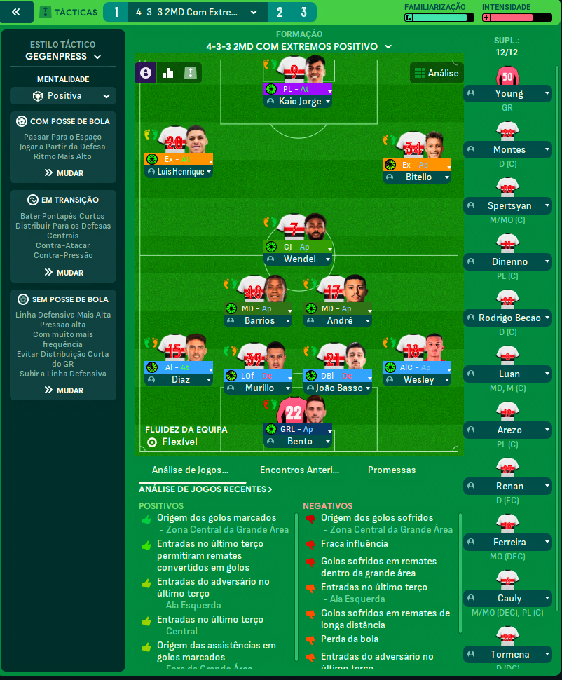 4-3-3 tactic screenshot