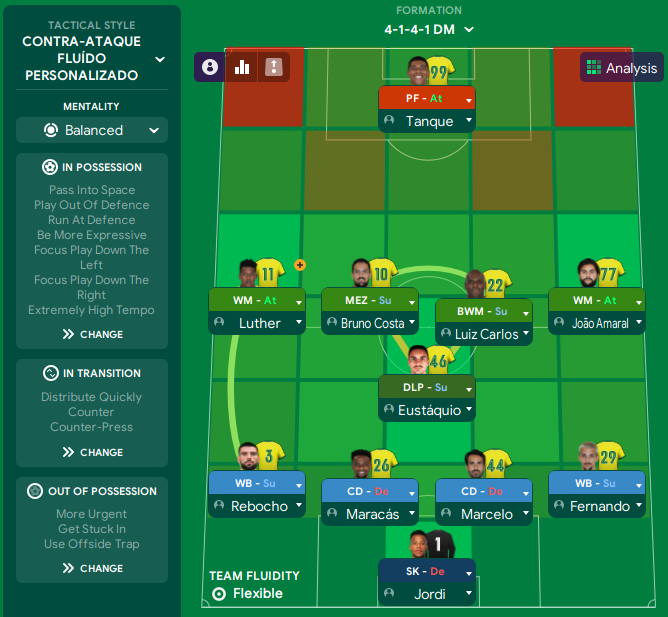 4-1-4-1 DM tactic