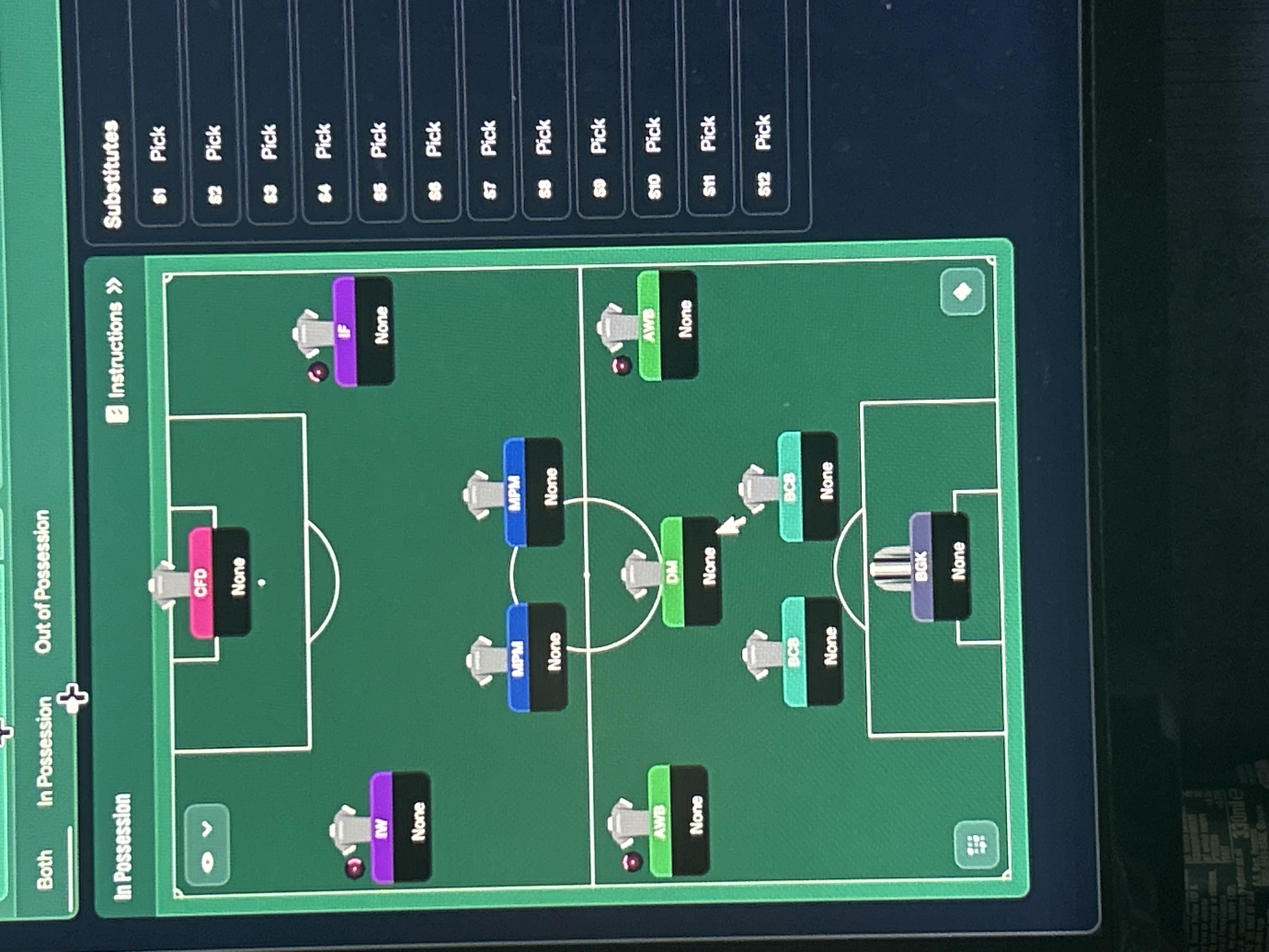 4-2-3-1 tactic screenshot